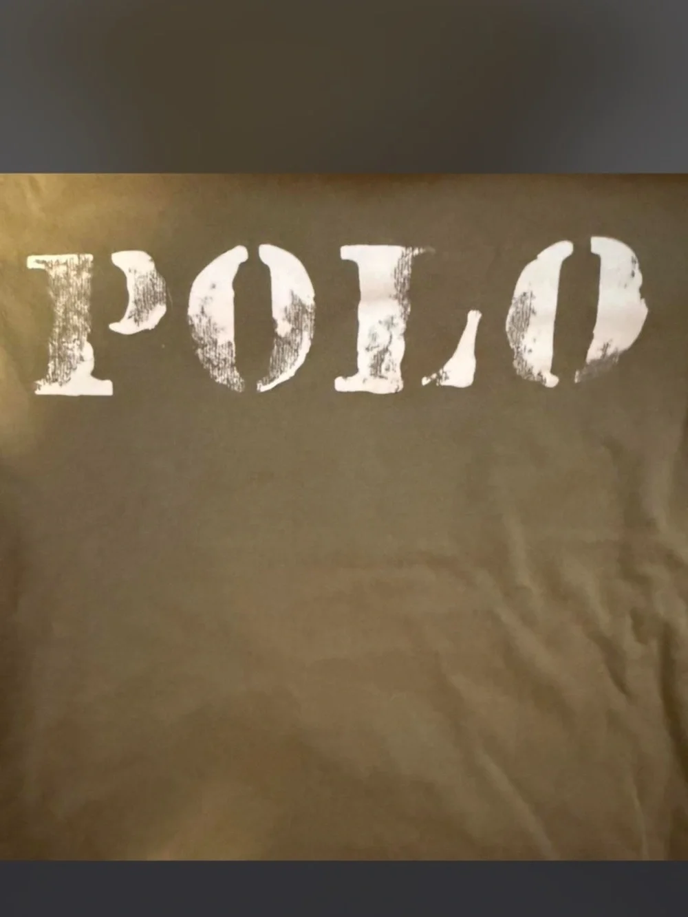 Ralph Lauren Kids Olive Green POLO Graphic Tee
